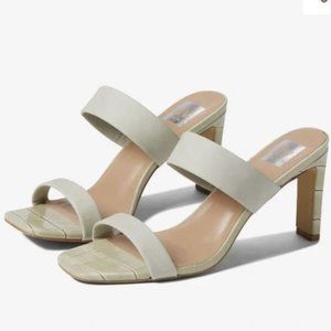 NWT DV by Dolce Vita Selsta Mule Heel Sandal Sage (Green)  10 / 10M